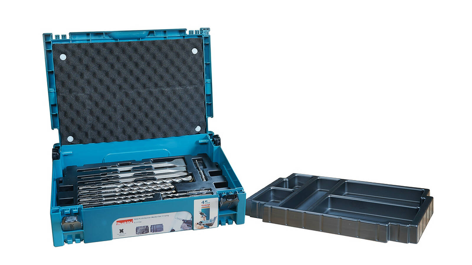 Makita Bohrer- und Meißel-Set » E-17790 « SDS-PLUS - 17 Teile Makita Zubehör E-17790