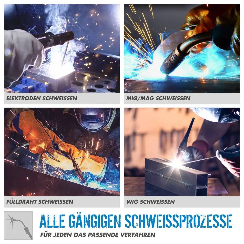 Güde Universalschweissgerät » Uni-Mig 205 SYN « Inkl. Schweißwagen