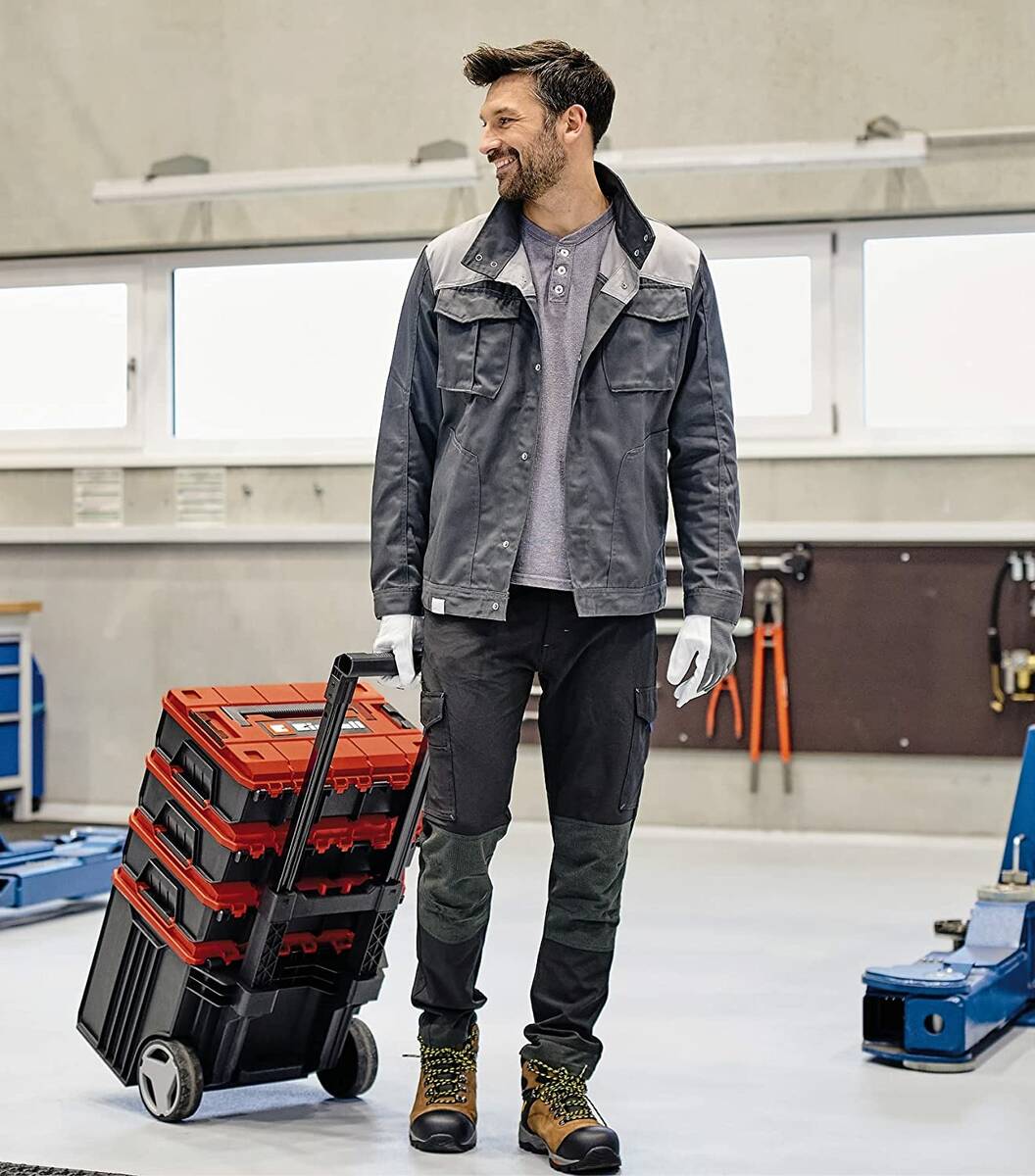Einhell Transportkoffer Set » E-Case Tower « Mit Rollen, bis 120 kg