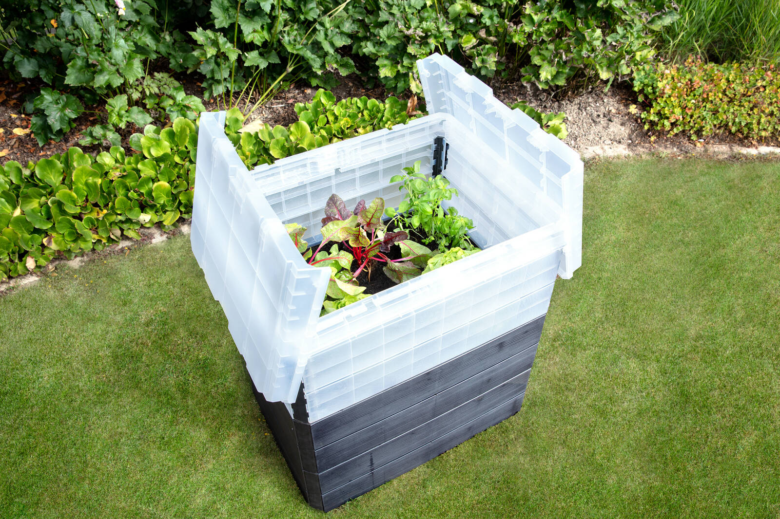 Garantia ERGO Hochbeet » Ergo Turbo M 85 « Set mit Wachstumsmodul & FLORA