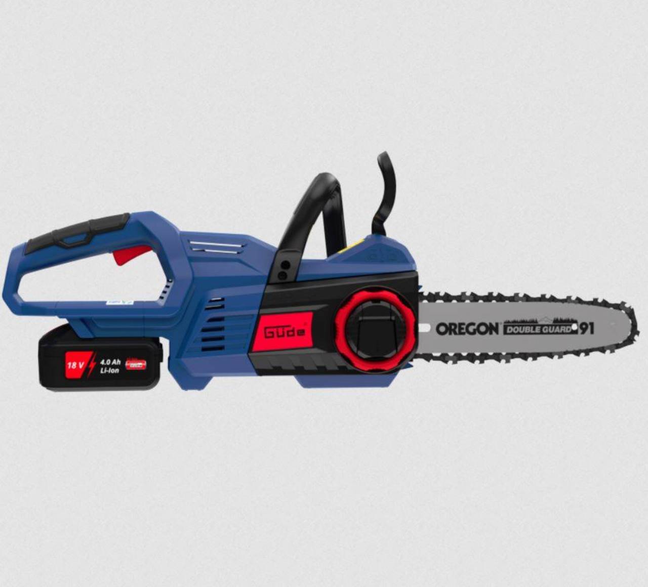 Güde Akku-Kettensäge » KS 18-401-30 « inkl. 18 Volt 4.0 Ah Akku