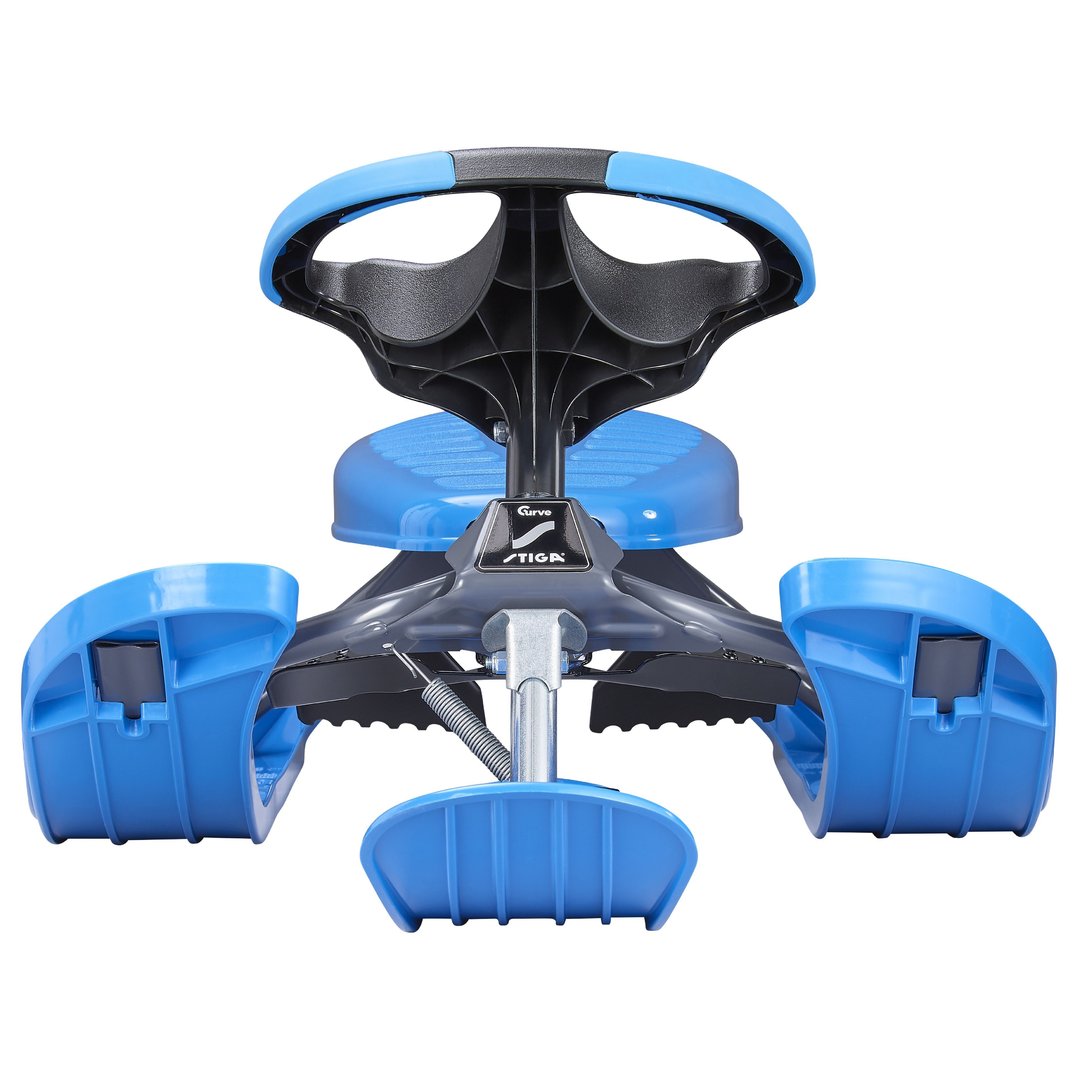 Stiga Metall Lenkschlitten » Snow Racer Pro « Lenkbob, Graphite/Blau