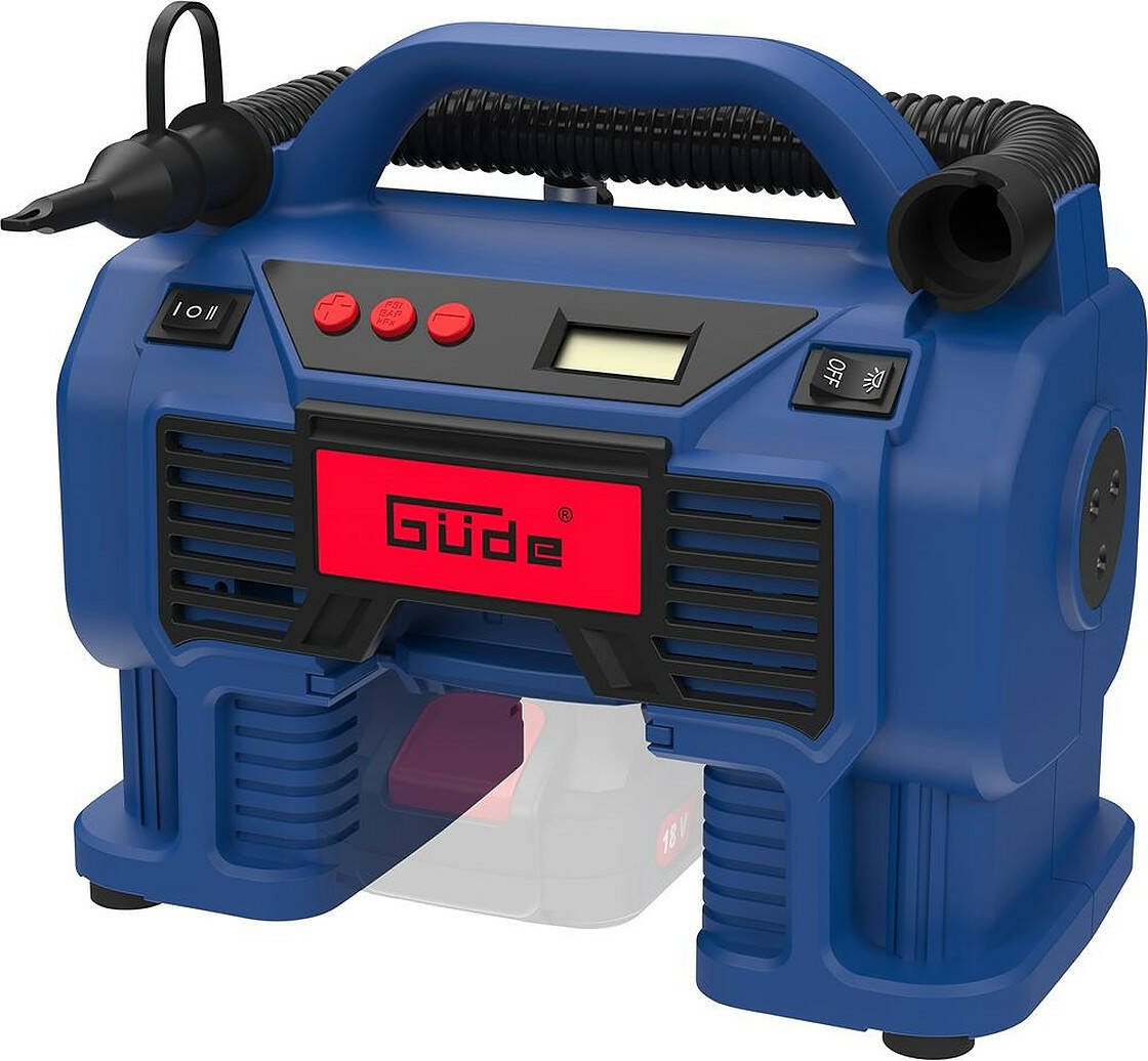 Güde Akku-Kompressor » K18-0 « Starter Set inkl. Akku u. Ladegerät