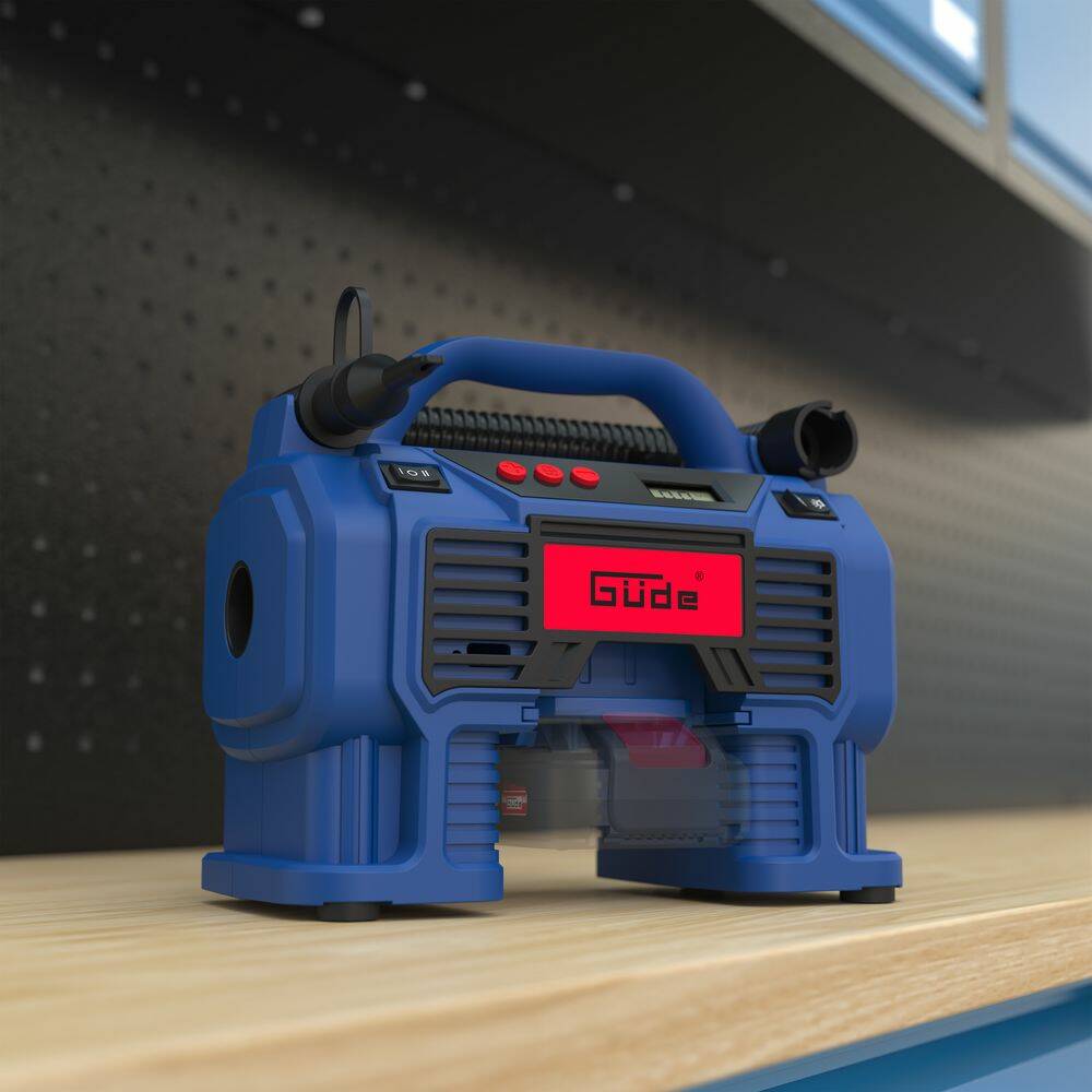 Güde Akku-Kompressor » K18-0 « Starter Set inkl. Akku u. Ladegerät