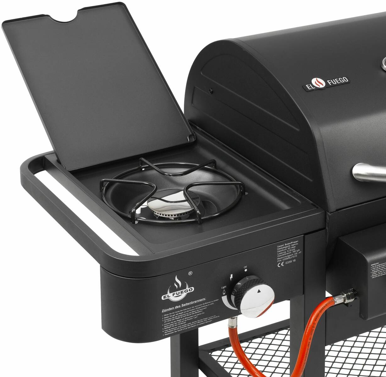 El Fuego Kombigrill » Sierra « 3-1 AY0573 - Kohle, Gas, Smoken