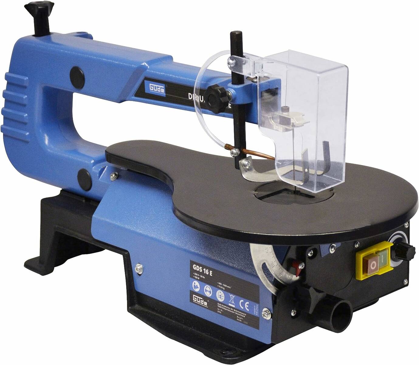 Güde Dekupiersäge » GDS 16 E « schwenkbarer Tisch