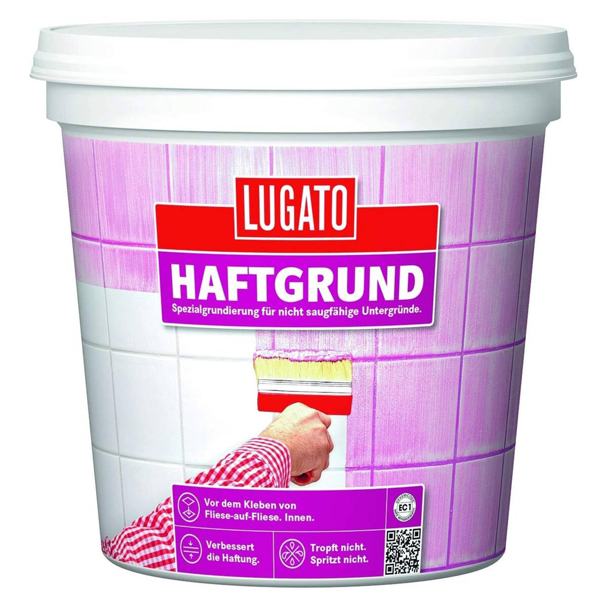 Lugato Haftgrund » 1 Liter « Spritz- und tropfgehemmt, gebrauchsfertig