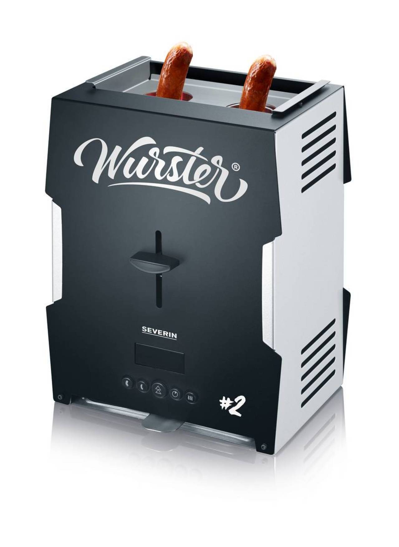 Severin Wurster WT5005 Wurst-Griller, Bratwurstgriller, Tischgrill