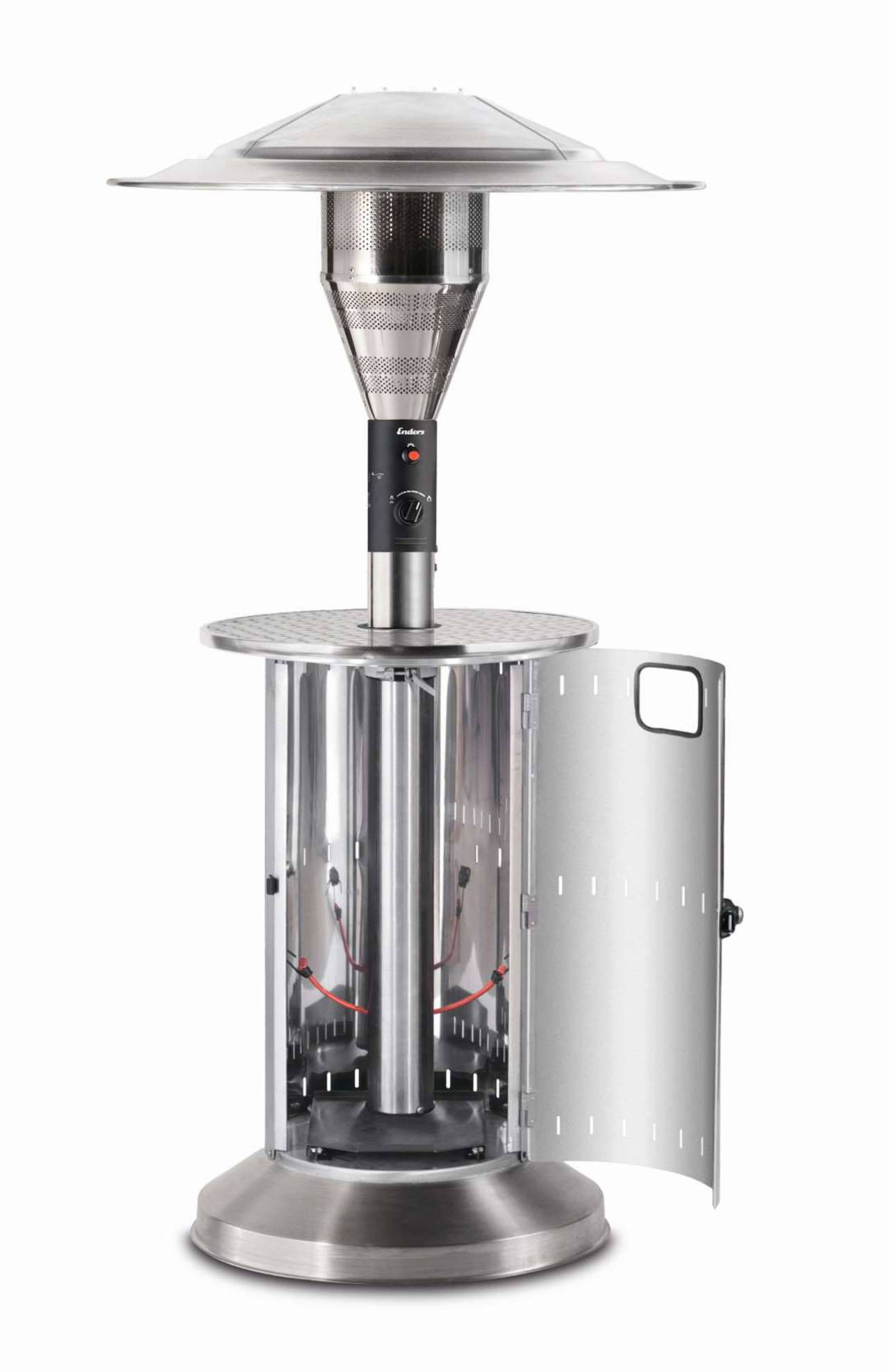 Enders Terrassen-Heizstrahler Commercial, 14 kW, Edelstahl