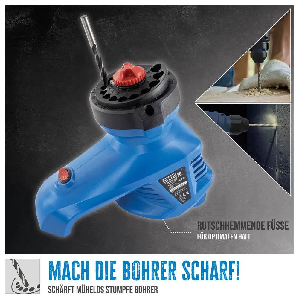 Güde Bohrerschärfgerät » GBS 95 « 230 V, inkl. 2. Schleifscheibe