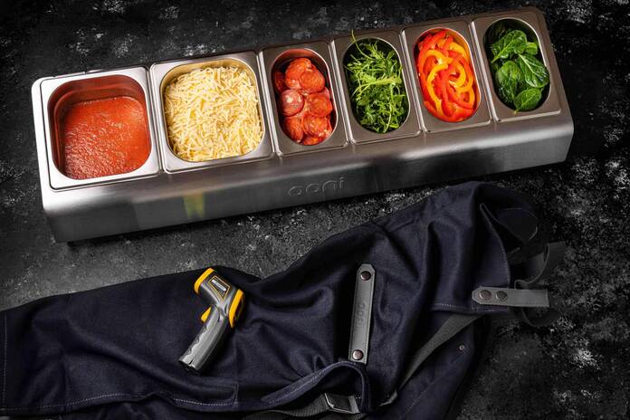 Ooni » Pizzabelag-Station « Behälter stapel- und verschließbar