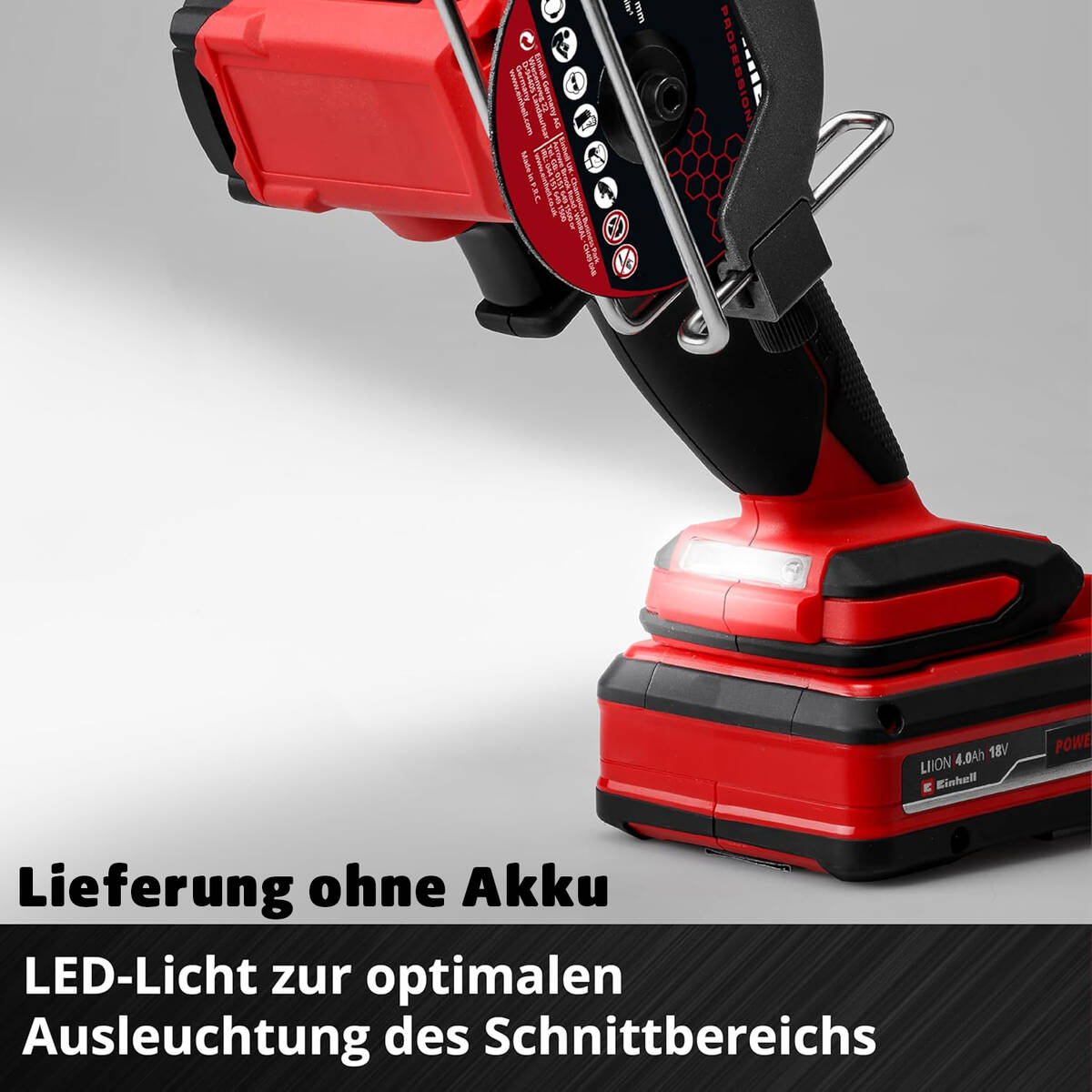 Einhell Akku-Trennschleifer » TP-CO 18/76-C Li BL-Solo « Professional