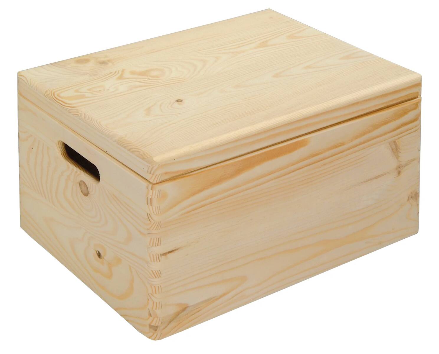 Kesper Aufbewahrungskiste mit Deckel » 29 x 19 x 13,5 cm « Kiefernholz