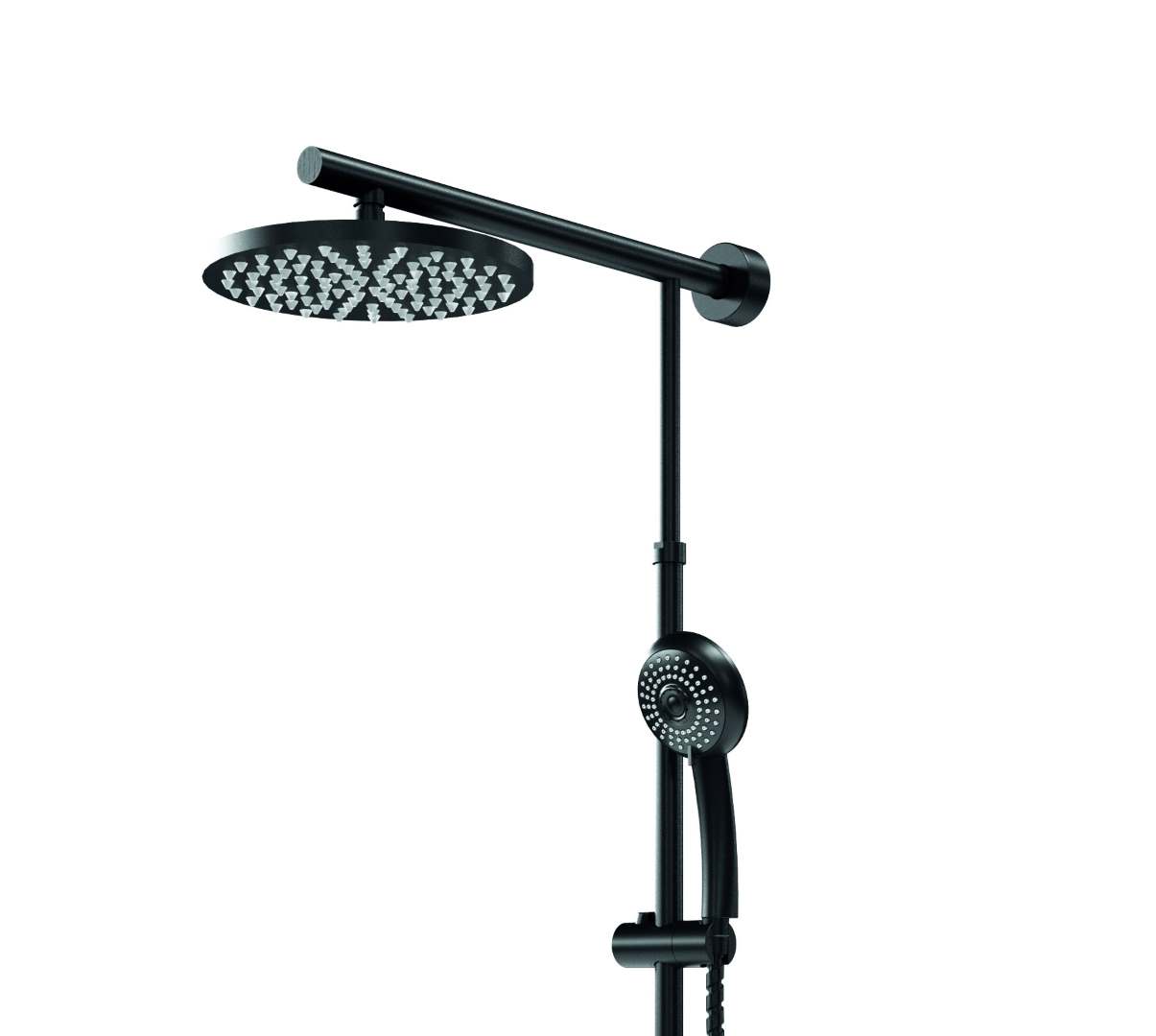 Schulte DuschMaster Rain » D964068 « Black-Style, rund, mit Thermostat