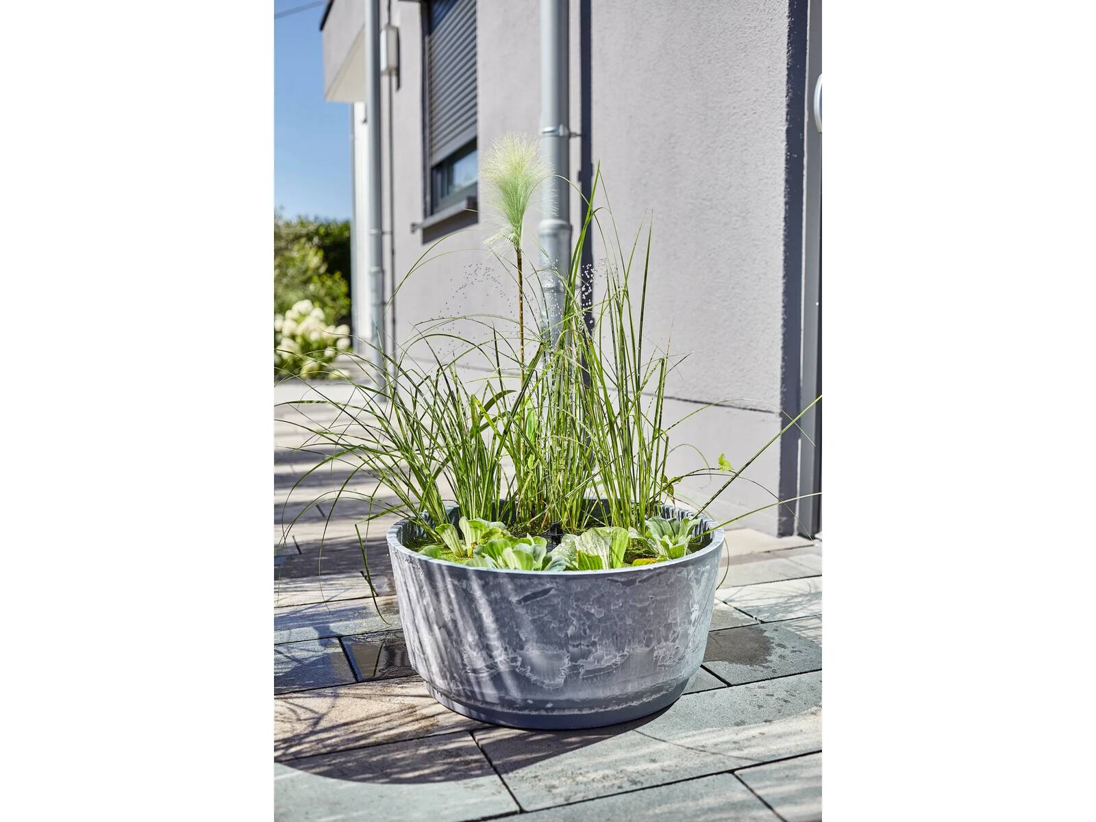 Heissner Solar Wassergarten » Aquatopia « Dekoteich, hellgrau