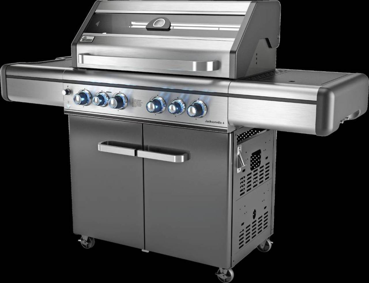 Mr. Gardener Gasgrill » Jacksonville 4 « 23.8 kW, LED Steuerknöpfe