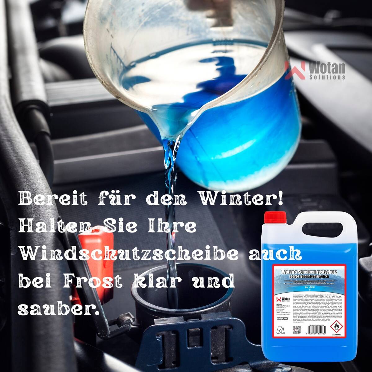 Wotan Scheibenfrostschutz » Citrus 5 L « bis -20 Grad, gebrauchsfertig