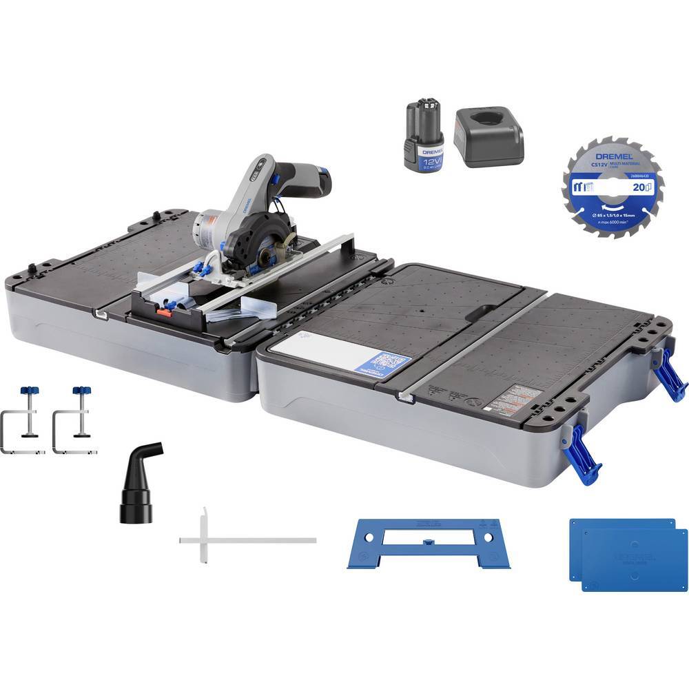 Dremel Mobile Sägestation » CS12V-S1C « 2 Ah, mit Akku und Ladegerät