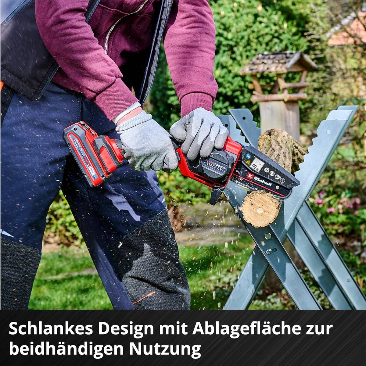 Einhell Akku-Astkettensäge » GE-PS 18/15 Li Bag Kit « Brushless-Motor