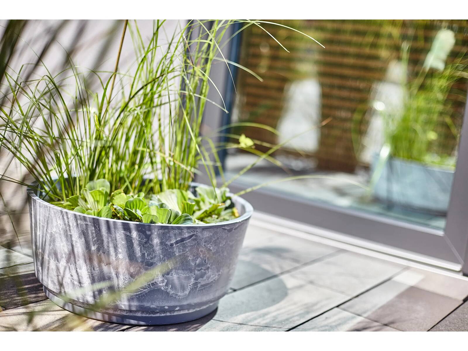 Heissner Solar Wassergarten » Aquatopia « Dekoteich, hellgrau