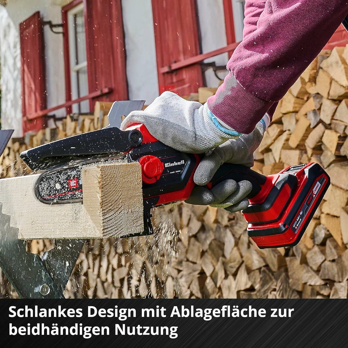 Einhell Akku-Astkettensäge » GE-PS 18/15 Li BL-Solo « PurePOWER Motor