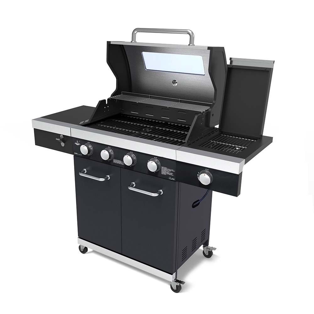 El Fuego Gasgrill » Kingston « 17,4 kW - LED-Regler & Seitenbrenner