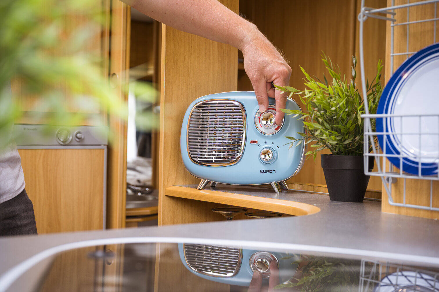 Eurom Heizlüfter » B-4 PTC Heater « Retro-Design, 1500 Watt