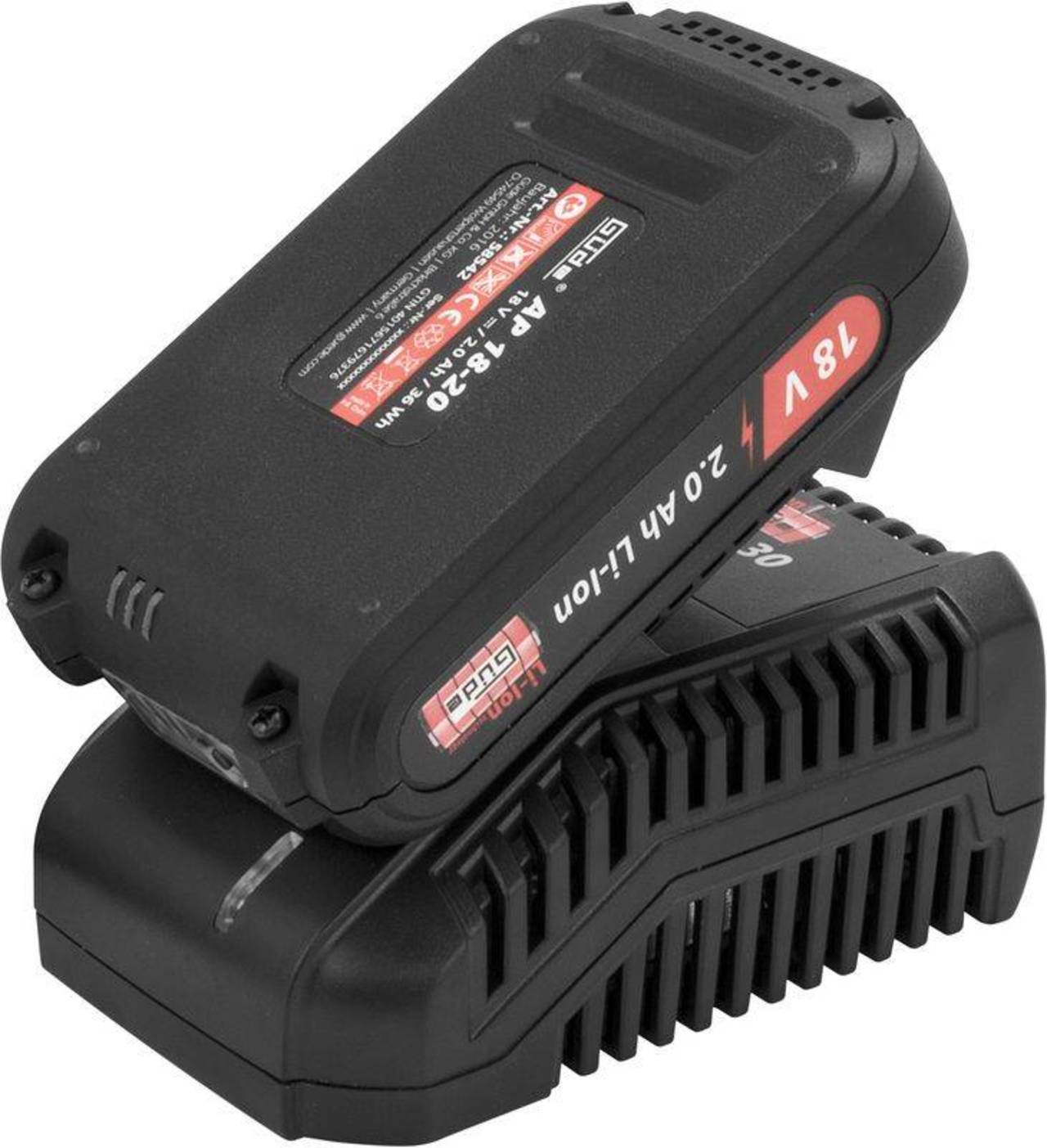 Güde Ladegerät & Akkupack Starter-Kit LGAP 18-3020