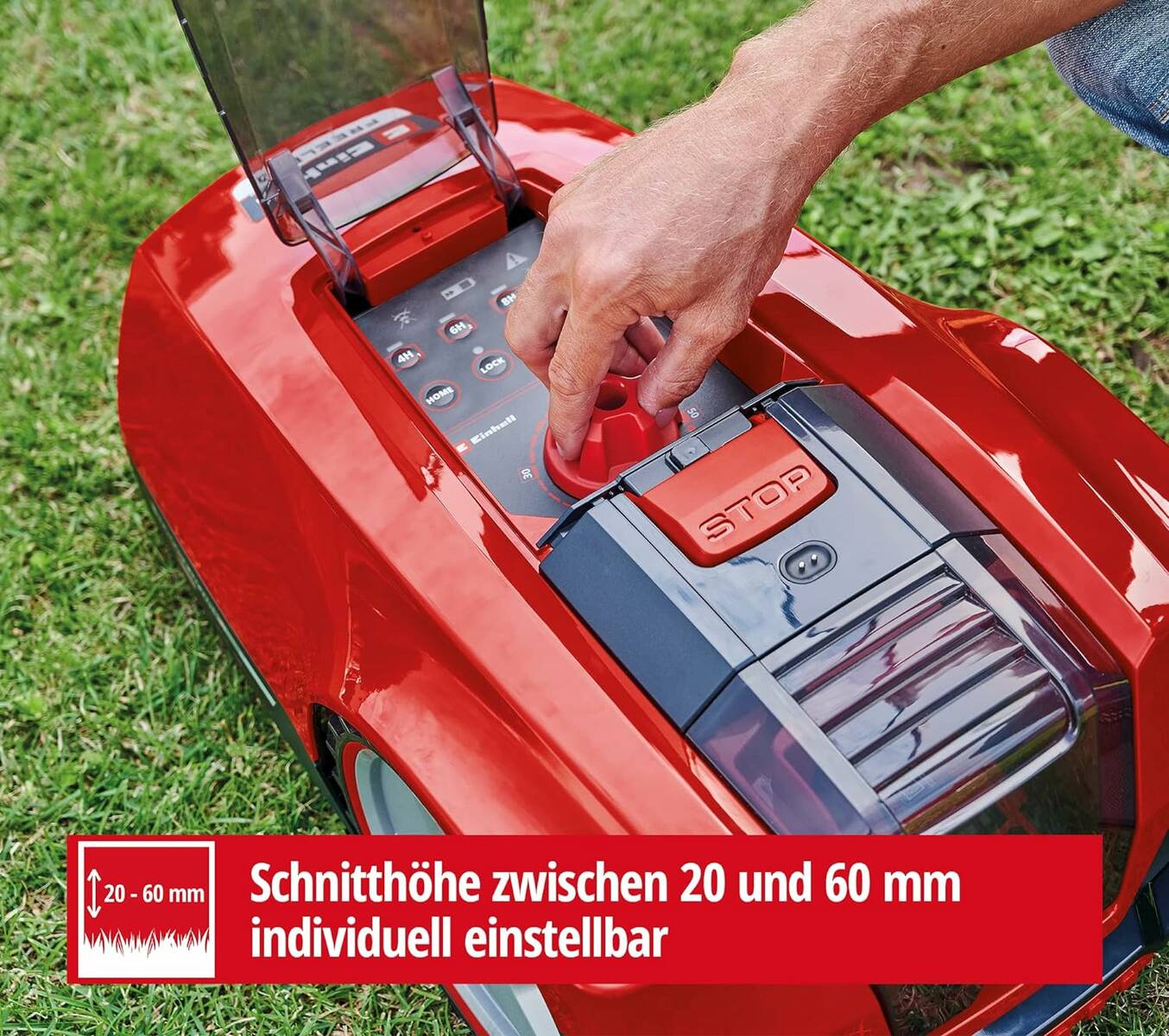 Einhell Mähroboter » Freelexo 300 Solo « Multizonen, Pin-Code, Zubehör