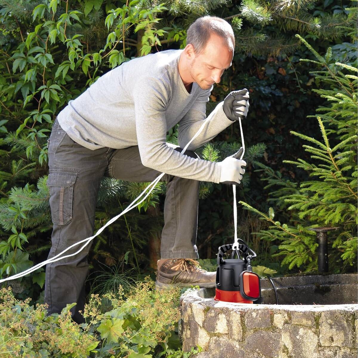 Einhell Schmutzwasserpumpe » GC-DP 7835 « Quick-Connector, Tragegriff