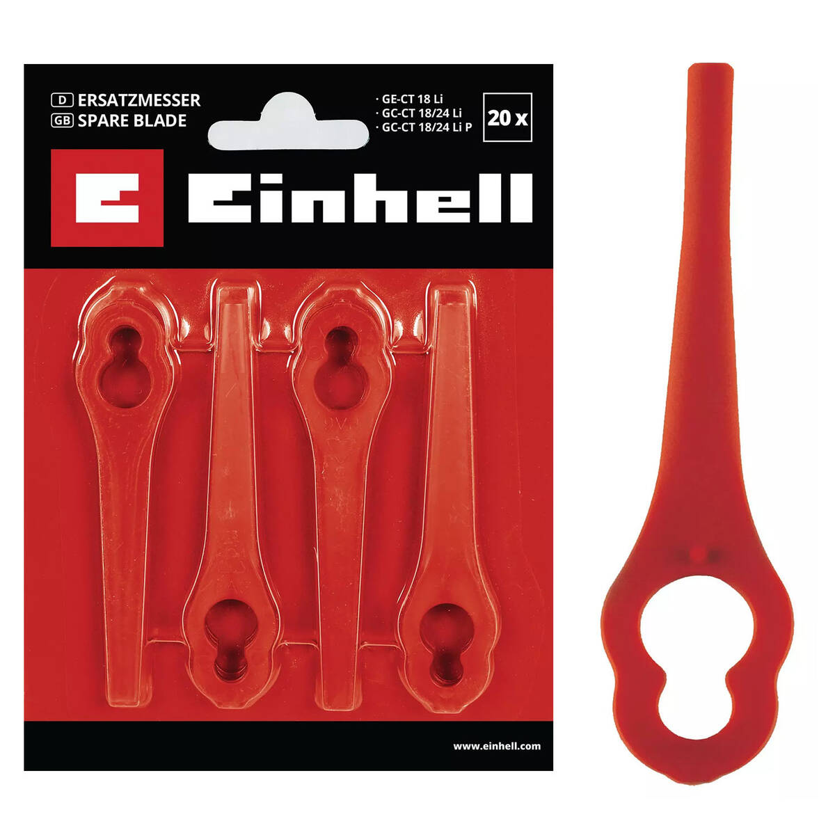 Einhell Ersatzmesser-Set » 3405730 « für PXC-Rasentrimmer